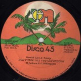 Derrick Lara & Trinity - Don´t Stop Till You Get Enough 12" Derrick Lara & Trinity - Don´t Stop Till You Get Enough 12"