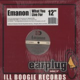 Emanon - What You Live For 12" Emanon - What You Live For 12"