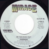 Shannon - Let The Music Play 7"